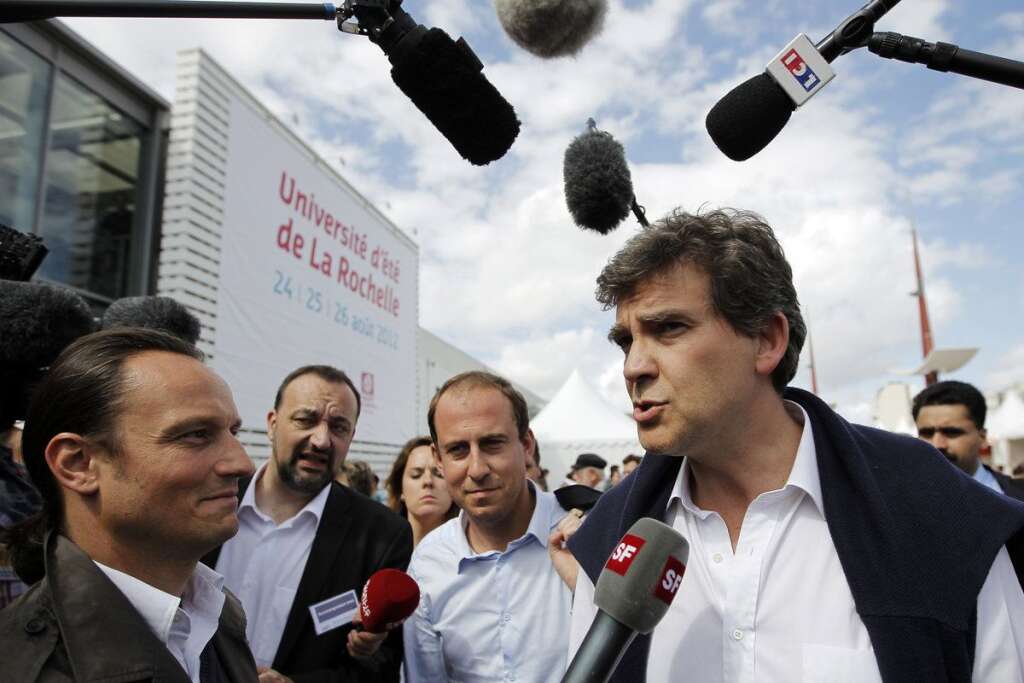 Arnaud Montebourg - L'ancien ministre de l'Economie est l'un des membres les plus à gauche du gouvernement. Il fut leur candidat lors de la primaire, à l'automne 2011 en brandissant le concept de la "démondialisation". Depuis son départ du gouvernement, il a rejoint le privé mais n'exclut aucun retour en politique.