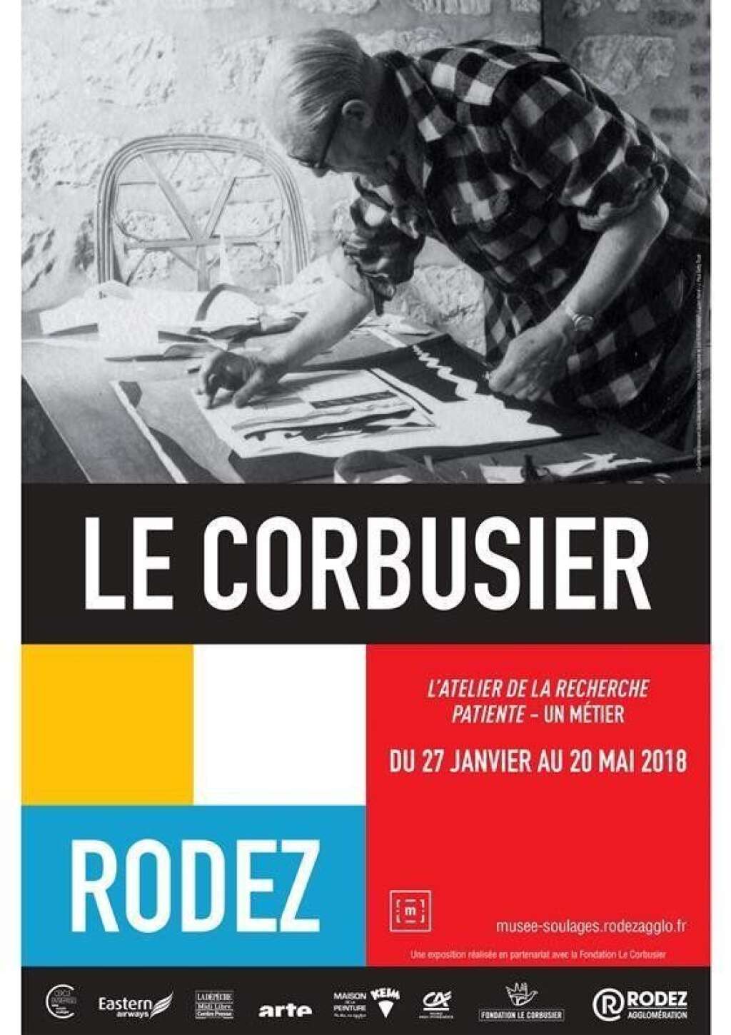 Le Corbusier - <p><em>Du 27 janvier au 20 mai 2018 au musée Soulages de Rodez</em></p>  <p>Le musée Soulages met à l’honneur une des grandes figures de l’architecture et de l’urbanisme du vingtième siècle: Le Corbusier. Présentée en collaboration avec la Fondation Le Corbusier à Paris, cette exposition est une création spécifique pour Rodez, qui s’articule autour de l’ouvrage testamentaire éponyme du designer.</p>  <p>Une sélection de <strong>peintures, sculptures, photographies, maquettes, tapisseries</strong> et <strong>dessins permettra de</strong> comprendre le fameux concept qu'il aimait appeler "<strong>synthèse des arts</strong>".</p>  <p></p>