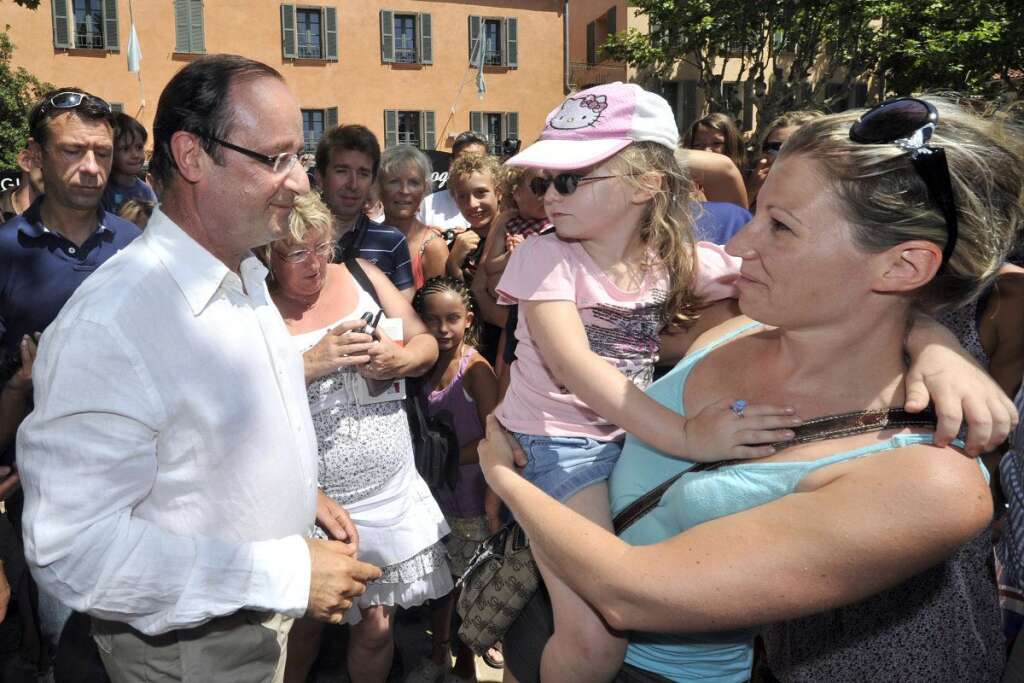 Les vacances de François Hollande et Valérie Trierweiler -