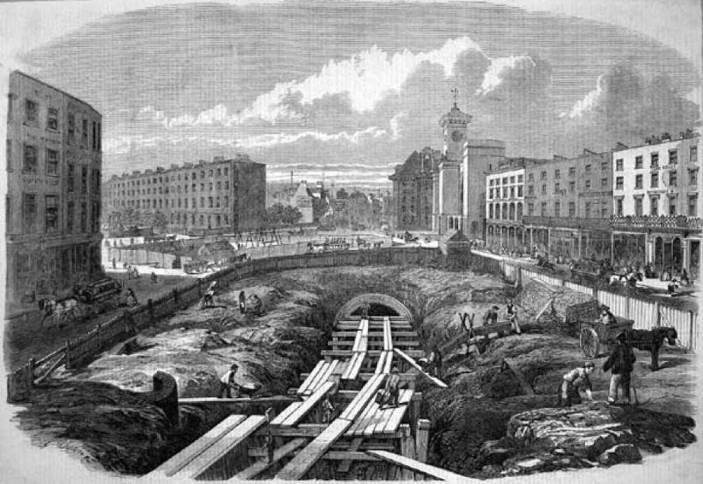 Début des années 1860 - La construction du London Underground
