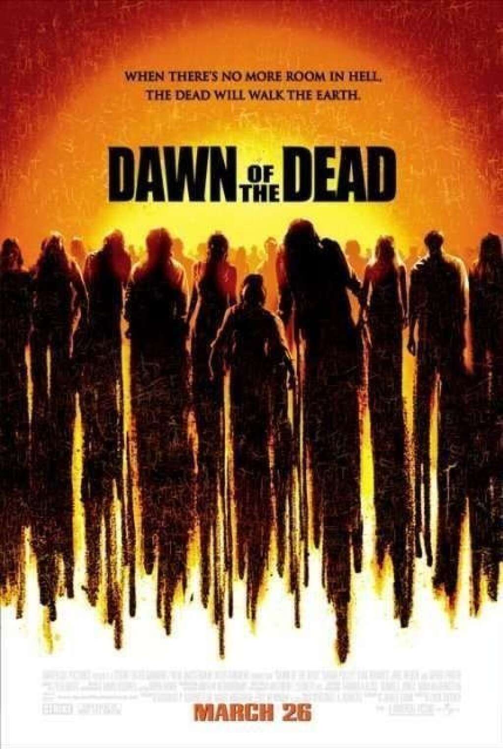 Le zombie rapide: L'Armée des morts (2004) - Par Zack Snyder avec Sarah Polley, Ving Rhames, Jake Weber