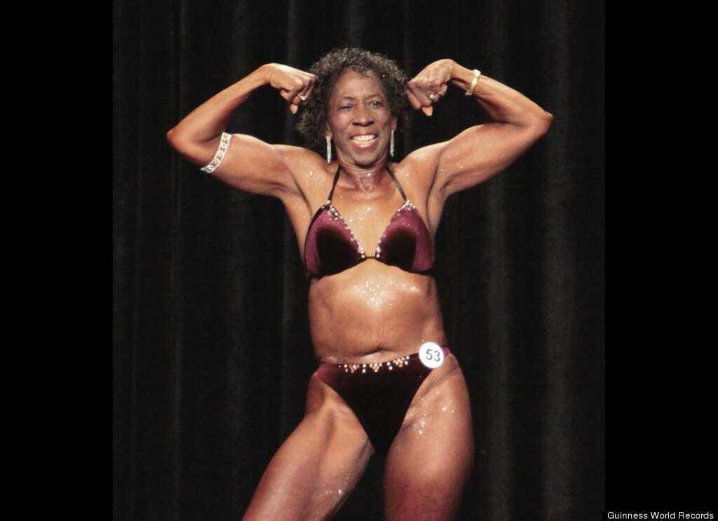 World's Oldest Competitive Bodybuilder - Edith Wilma Connor, 77, from Denver, Colorado is the Oldest Female Competitive Bodybuilder, and started pursuing fitness in her late sixties when she realized she wanted more energy. She won her first competition at the age of 65.