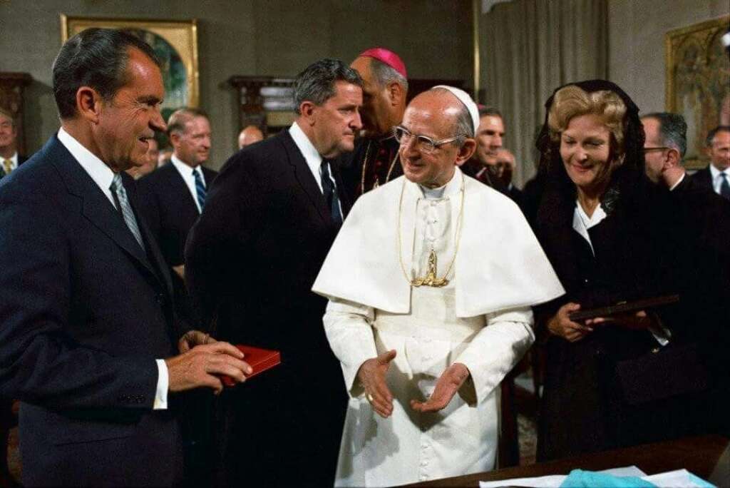 Pat Nixon au Vatican -