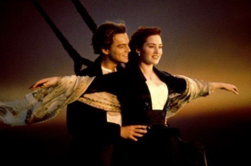 Titanic en 1997 - Mais le succès planétaire vient un an plus tard avec le premier rôle dans "Titanic".