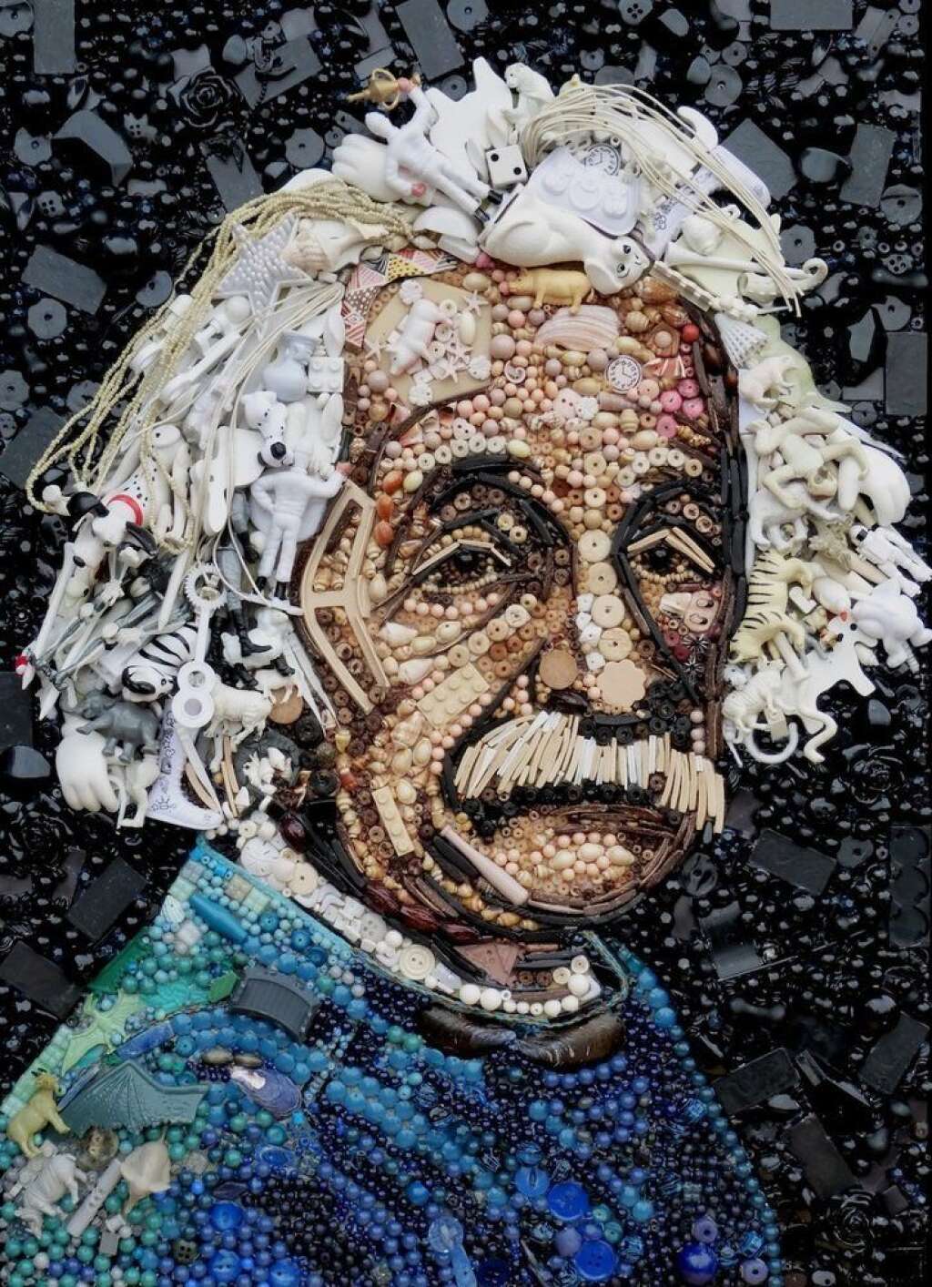 Un portrait d'Albert Einstein -