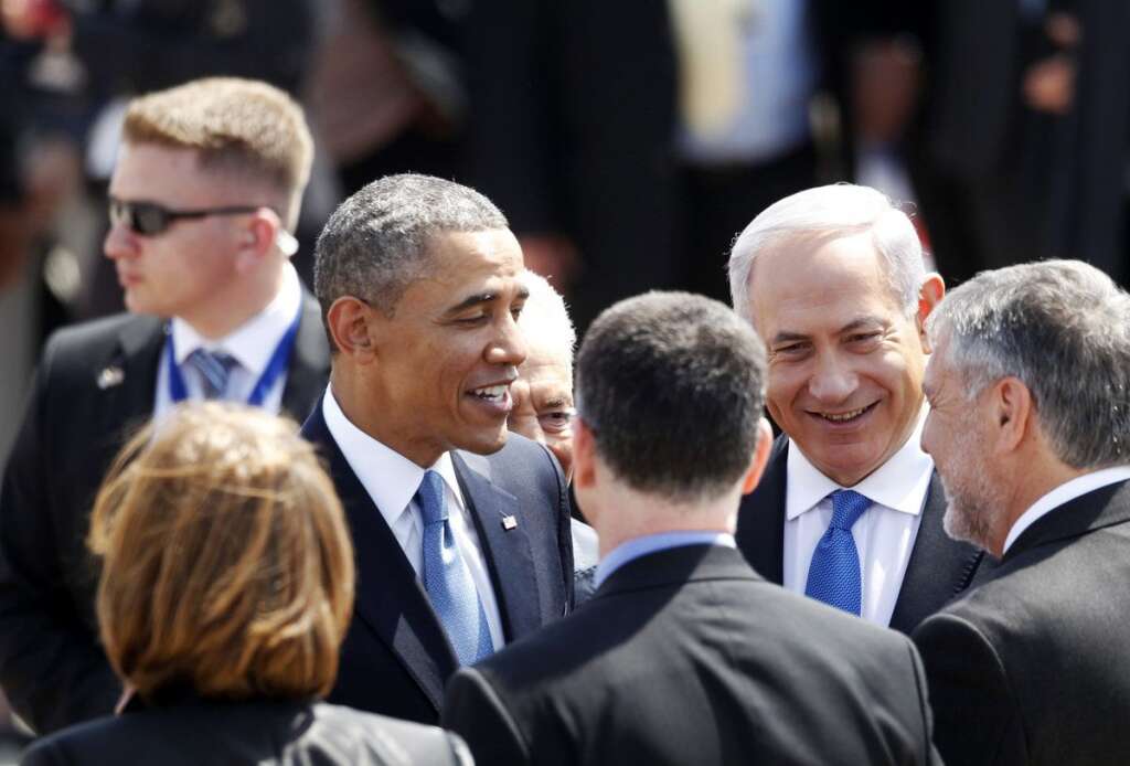 Obama accueilli chaleureusement à Tel-Aviv -