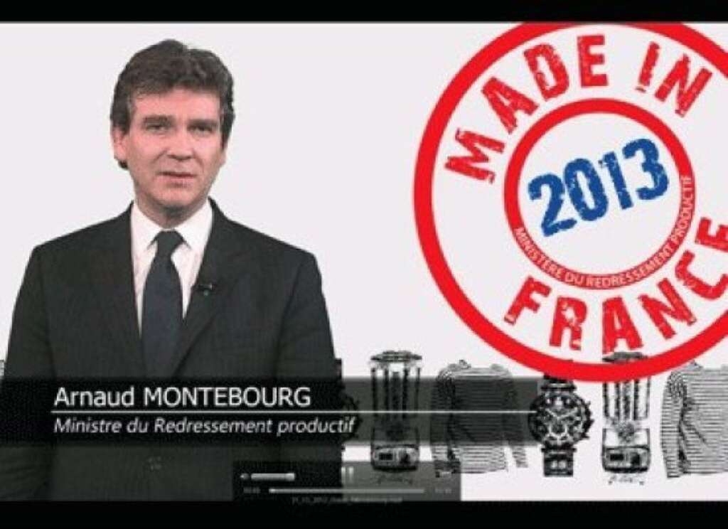Arnaud Montebourg - "Je suis le ministre de l'hospitalité industrielle". Ah bon? <a href="http://www.redressement-productif.gouv.fr/rp/voeux-darnaud-montebourg-pour-2013" target="_hplink">Cliquez ici </a>pour accéder à la vidéo des voeux de redressement productif pour 2013