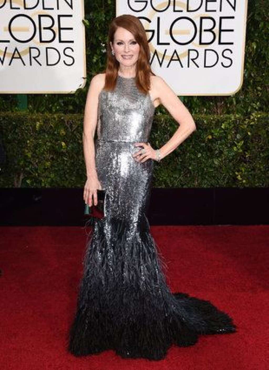 Julianne Moore in custom Givenchy couture -
