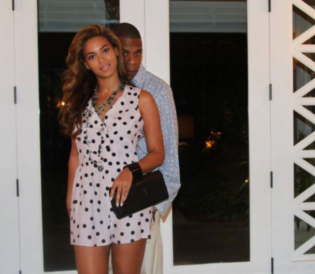 - Avec Jay-Z.  Photo: Beyonce.Tumblr.Com