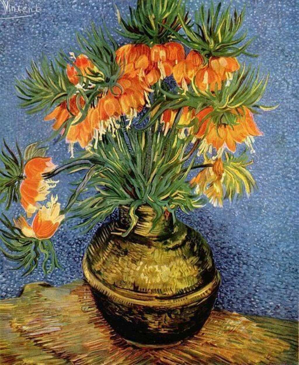 Musée d'Orsay: Impressionnisme - Fritillaire impériale dans un vase en bronze, Vincent Willem van Gogh