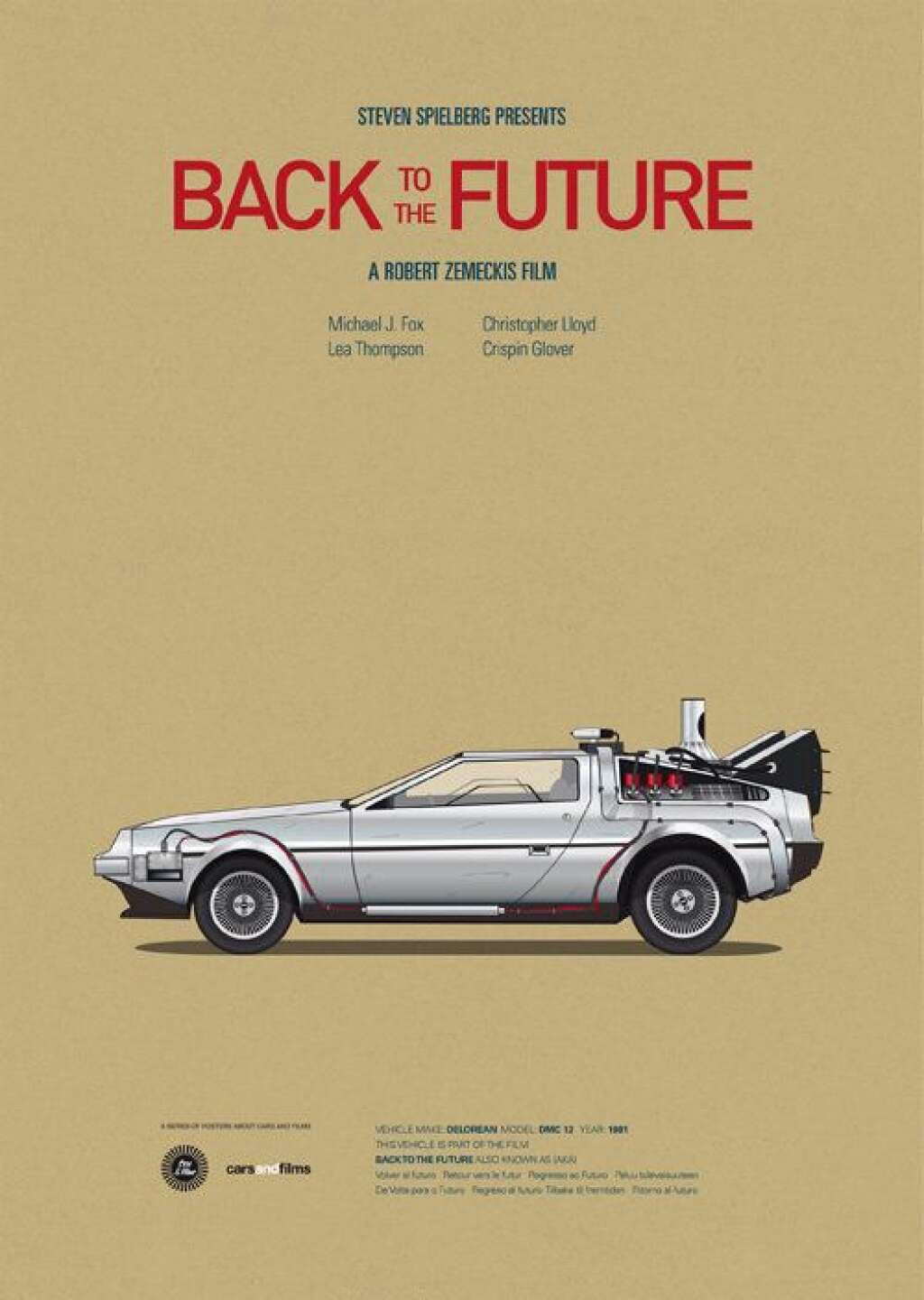 La DeLorean DMC-12 de "Retour vers le futur" -