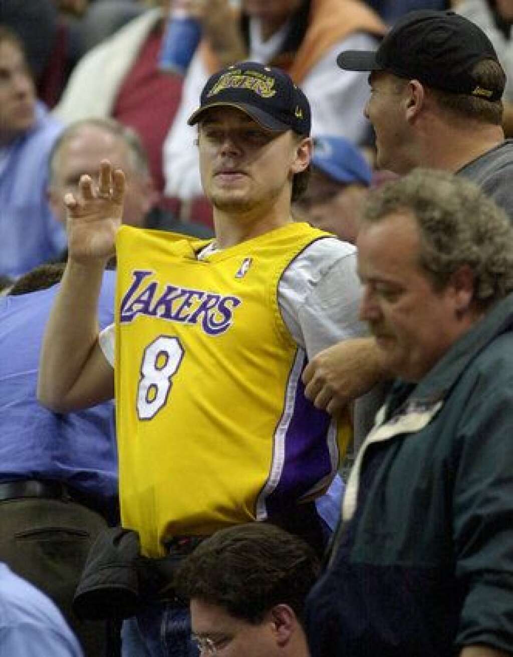 Le fan des Lakers - En 2003.