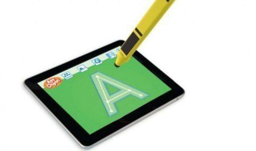 Un crayon pour dessiner sur Ipad - Avec ce super crayon, fini les doigts gras sur votre tablette Ipad.   Combien? 7.80 euros Chez qui? <a href="http://www.dano2.com/pages/appcrayon">Dano.com</a>