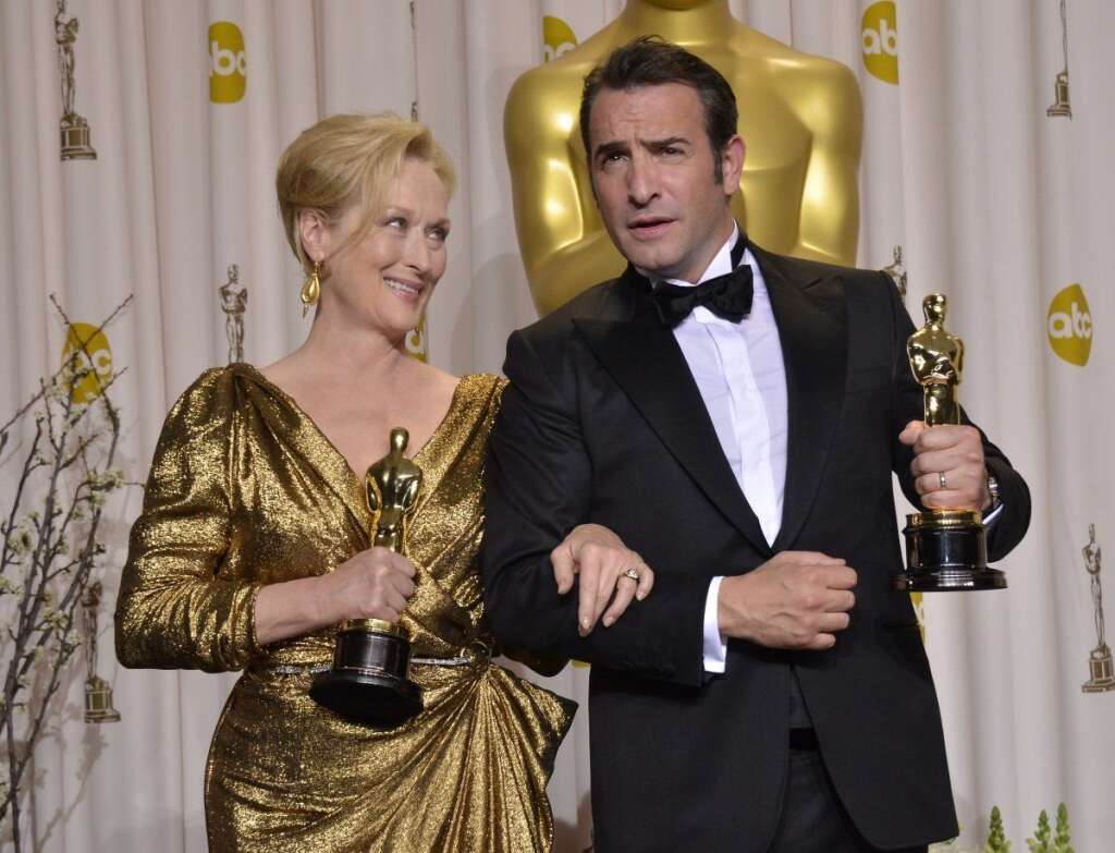 Meryl Streep, meilleure actrice, Jean Dujardin, meilleur acteur -