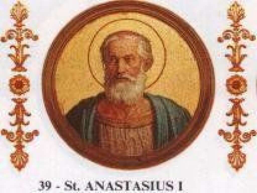 Anastase I - Nov. 27, 399 – Dec. 19, 401