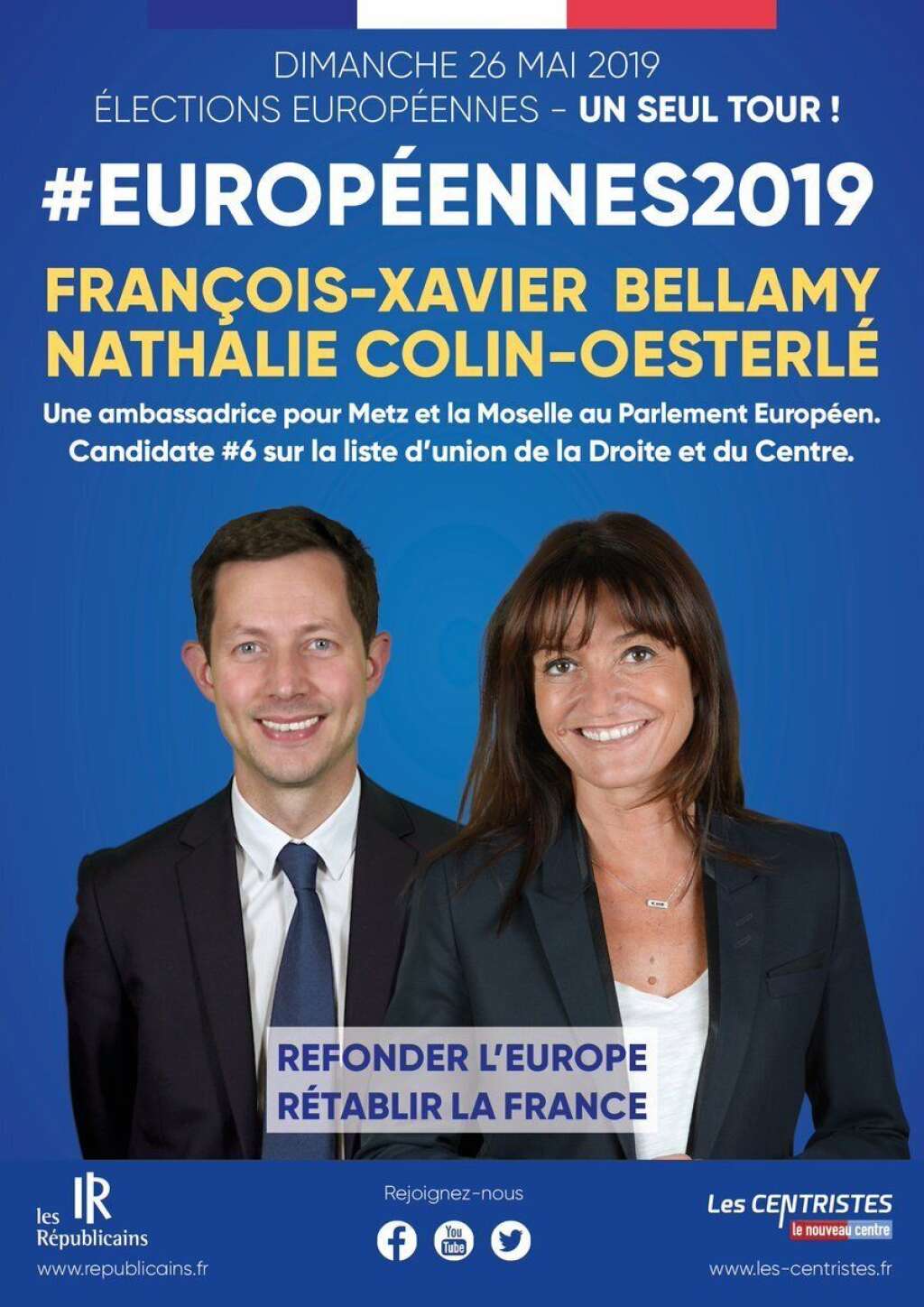 NATHALIE COLIN-OESTERLÉ - LR - Nathalie Colin-Oesterlé<br />Vice-présidente du conseil départemental de Moselle