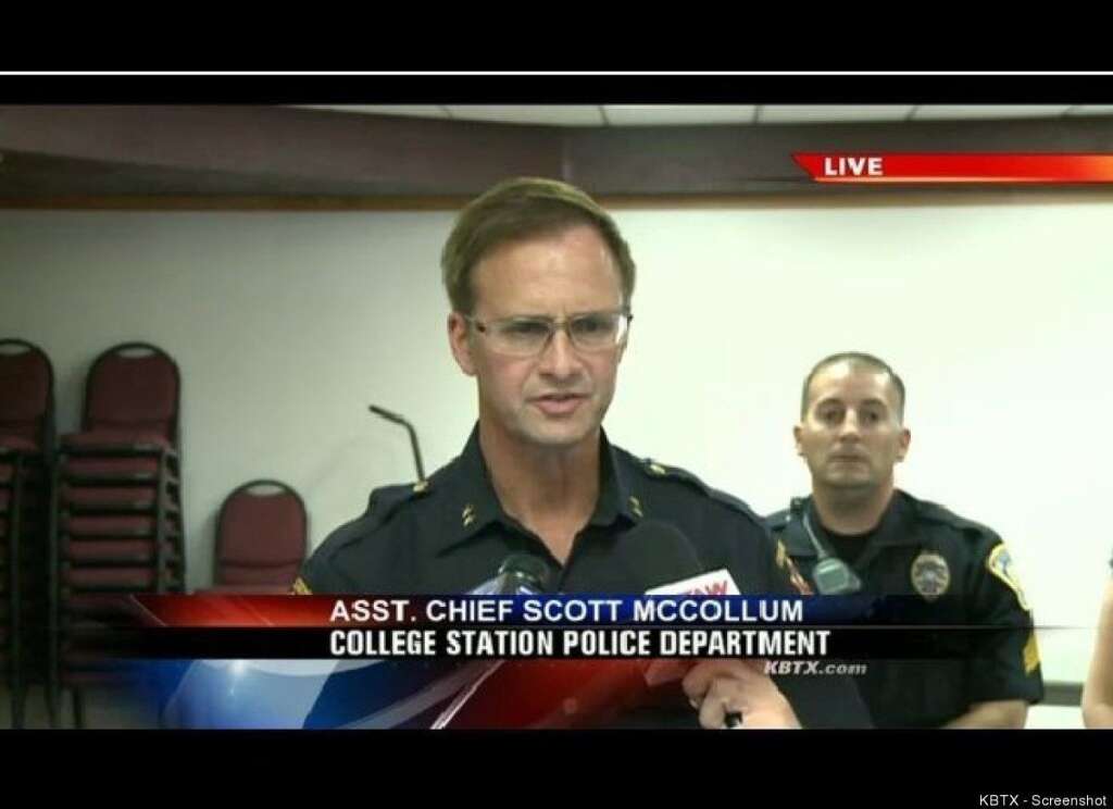 Scott McCollum - Assistant chief of police speaking at press conference Monday afternoon