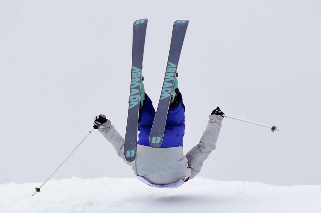 La Russe Anna Mirtova en ski slopestyle -