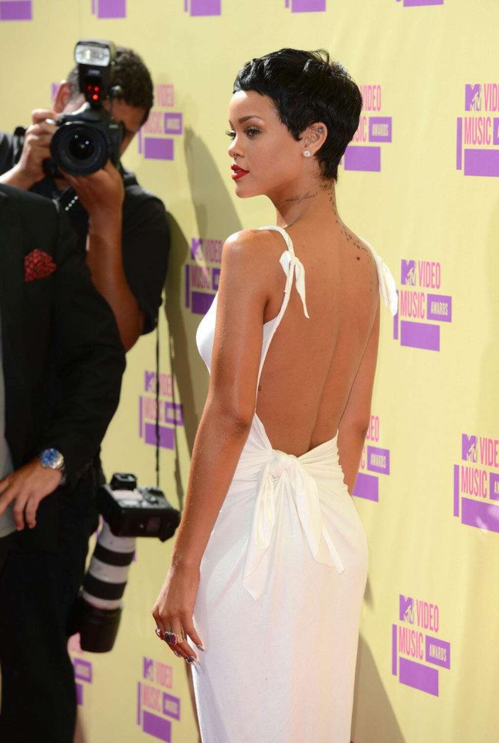 MTV VMA 2012 Arrivals - Los Angeles - Rihanna arriving at the MTV Video Music Awards at the Staples Centre, Los Angeles.
