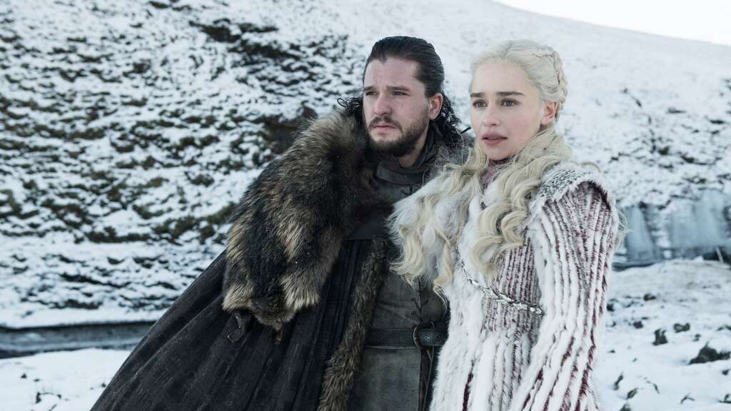 Jon et Daenerys - Saison 8 Game of Thrones