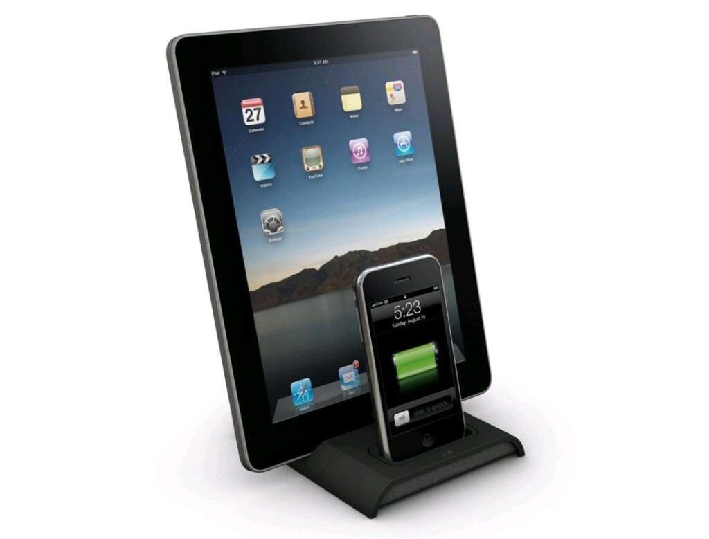 Double Dock - Il faudra peut-être un double adaptateur pour ce double Dock iPhone/iPad.