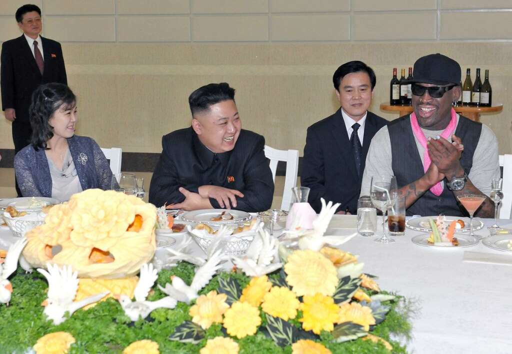 Denis Rodman rend visite à Kim Jong un 2 -