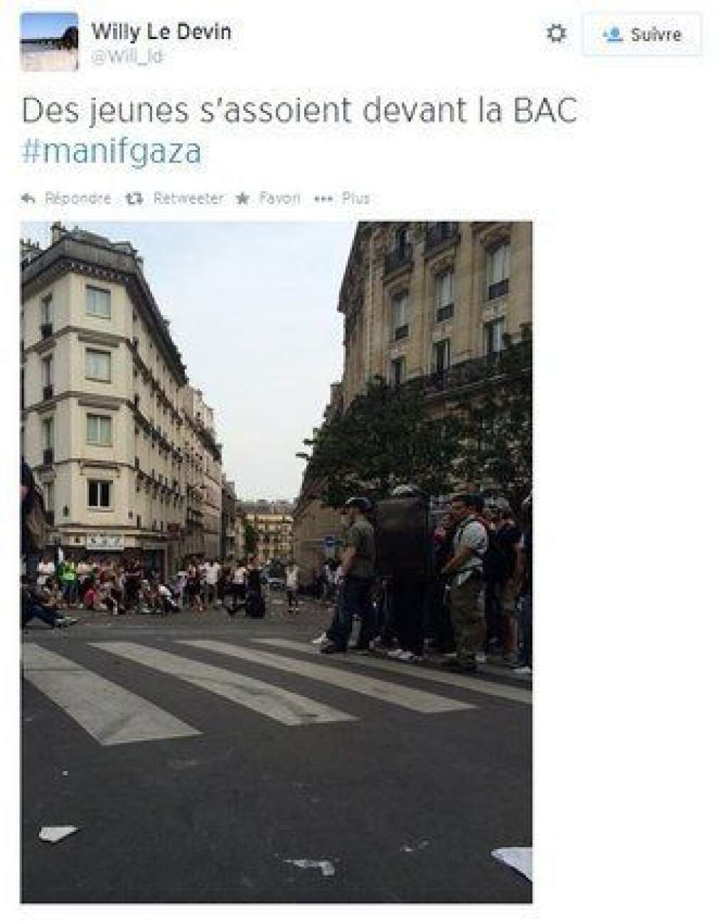 Manifestation pro-Gaza à Paris -