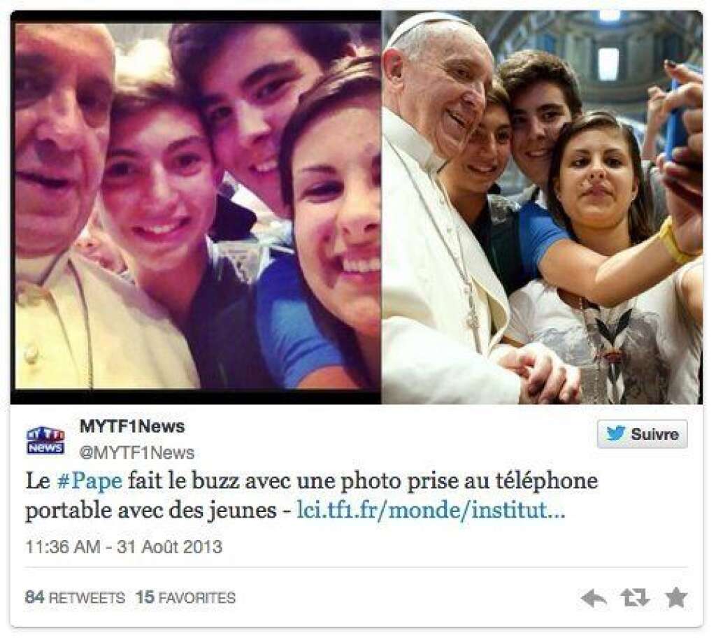 Le selfie du Pape François -