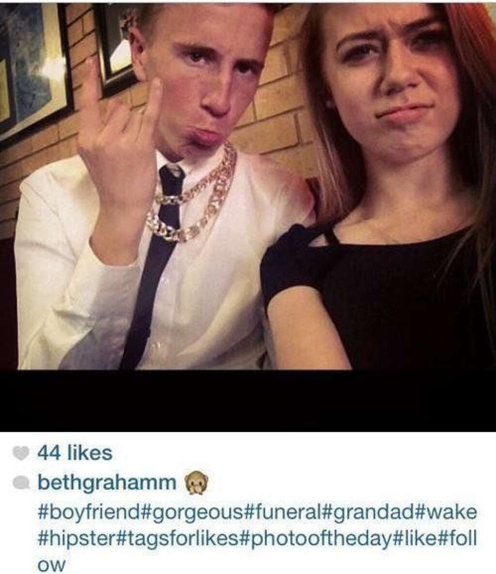 Selfies at Funerals -
