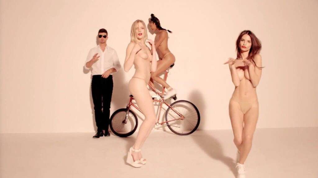 Pharrell & Nude Models - <a href="http://www.vevo.com/watch/robin-thicke/blurred-lines/USUV71300454" target="_blank">Blurred Lines</a> - Robin Thicke ft. T.I. & Pharrell