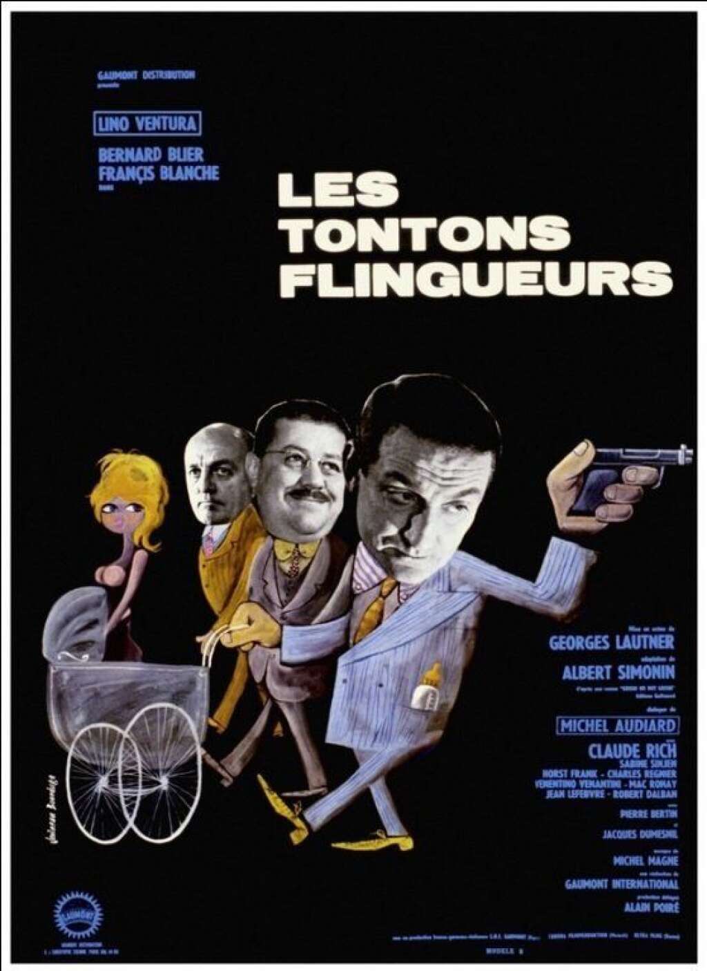 Le rôle principal était destiné à Jean Gabin - Finalement, Georges Lautner réussit à imposer Lino Ventura, peu assuré lui-même de son potentiel comique, dans le rôle de Fernand Naudin.
