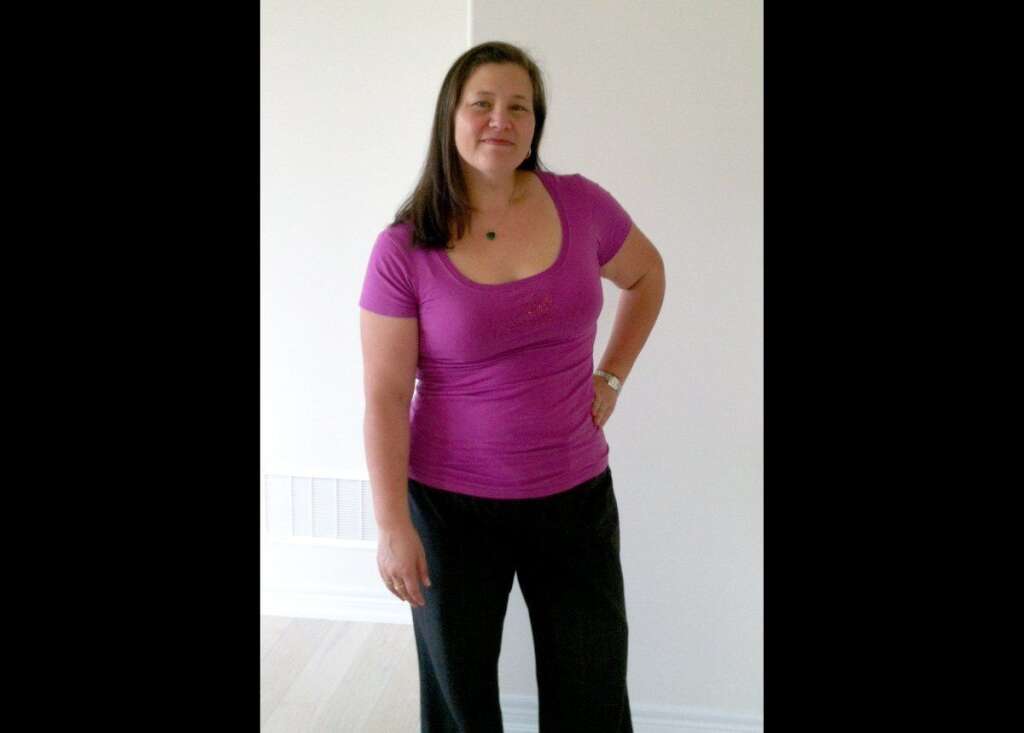 Alyse AFTER - <a href="http://www.huffingtonpost.ca/2013/09/10/weight-lost-alyse-grossman-mirabelli-_n_3895911.html" target="_hplink">Read the story here. </a>