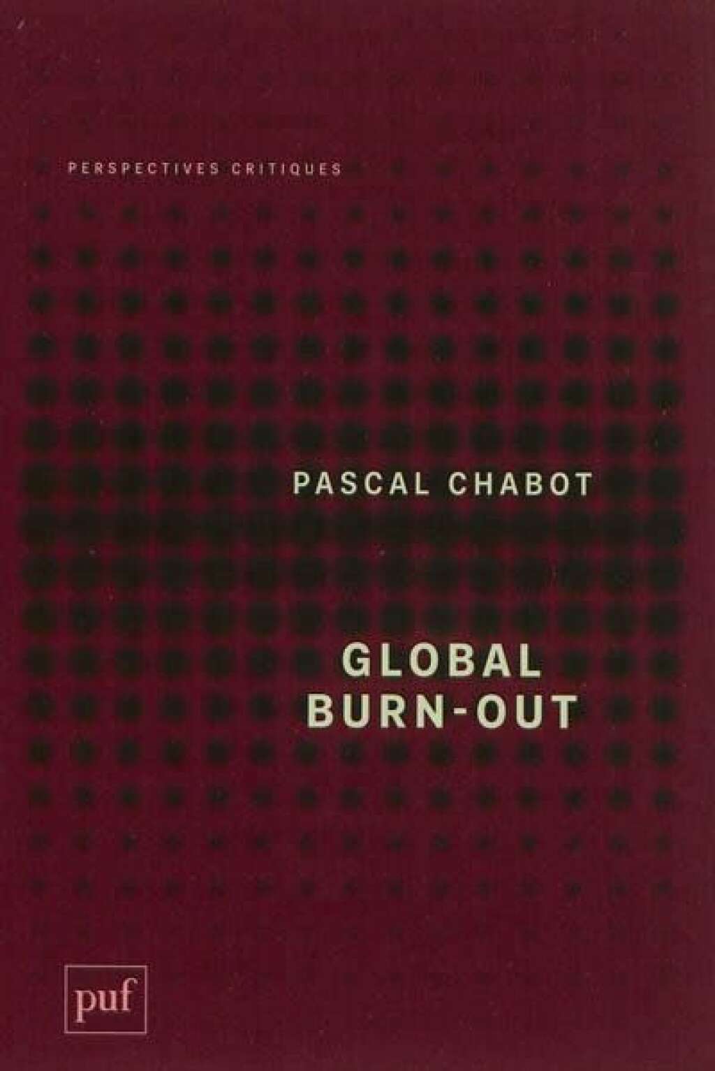 Global burn-out  - Pascal Chabot - Si vous êtes un habitué de la rubrique C'est La Vie, vous avez surement du voir, à plusieurs reprises, cette expression. Mais le burn-out, c'est quoi au juste ? <a href="http://www.amazon.fr/Global-burn-out-Pascal-Chabot/dp/2130608450" target="_blank">Ce livre</a> tente d'apporter un éclairage.  D'après l'auteur (lequel avait rédigé <a href="http://www.huffingtonpost.fr/pascal-chabot/le-burnout-est-global_b_2511560.html" target="_blank">une tribune pour le HuffPost</a>) ce phénomène est étroitement lié à notre époque: en anglais, burn-out signifie "s'épuiser, ne plus pouvoir avancer..." Avant tout, ce problème est un mal personnel qui se déclare lorsque les personnes se trouvent dans un état de fatigue et d'anxiété exacerbé, notamment à cause de leur activité professionnelle.   Mais pas seulement: "Il est aussi un trouble miroir où se reflètent certaines valeurs excessives de notre société: son culte du plus, du trop, de la performance, de la maximisation" décrypte le philosophe.