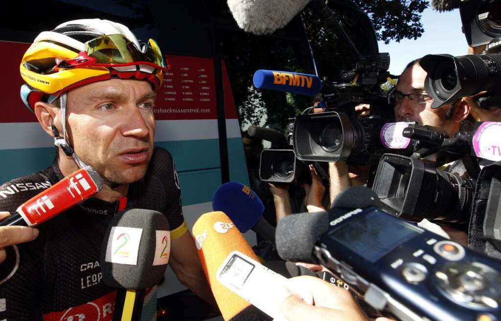 Jens Voigt (Radioshack-Leopard), le papy - Qui a dit qu'on ne pouvait pas courir la Grande Boucle passé 40 ans? A 41 ans, le cycliste allemand prouve le contraire, lui qui participe cette année à son 16e Tour de France.