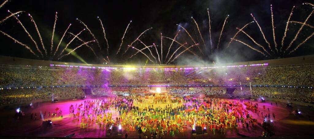 Cérémonie d'ouverture des Jeux panaméricains le 13 juillet 2007 -