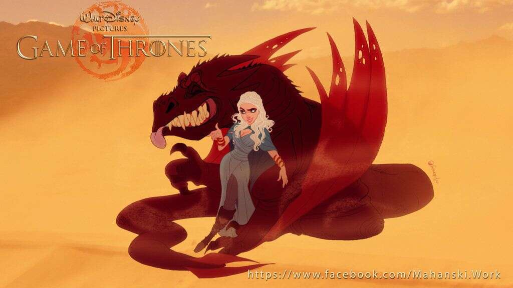 Et si Game of Thrones était un Disney - Khaleesi