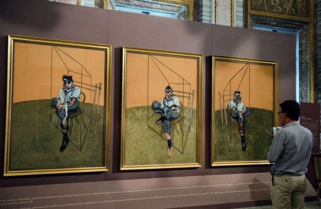 Francis Bacon - "Three Studies of Lucian Freud" : 142 millions de dollars - Adjugé en novembre 2013 lors d'une vente aux enchères chez Christie's.