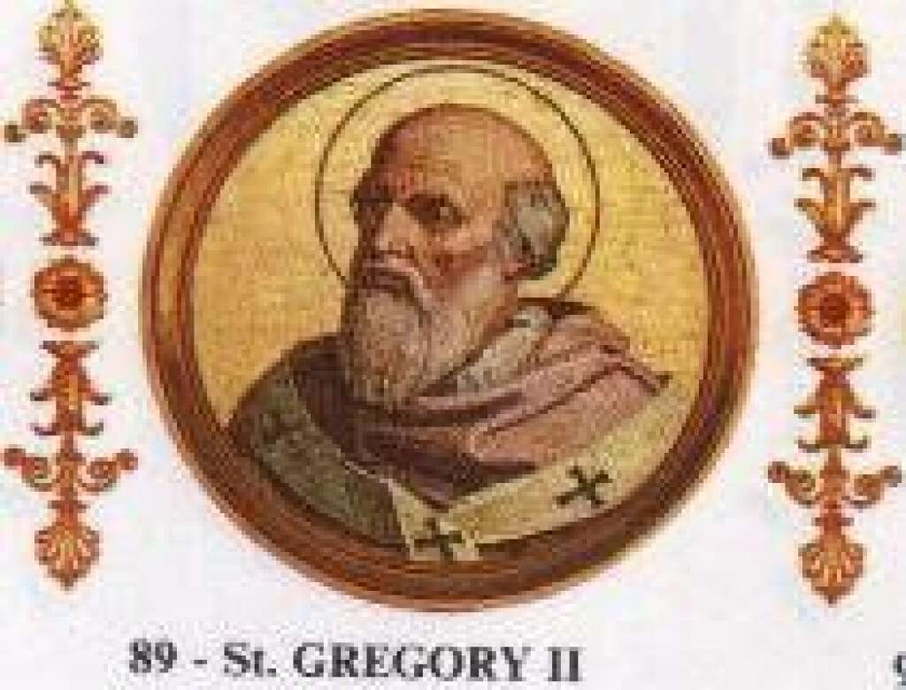 Gregoire II - May 19, 715 – Feb. 11, 731