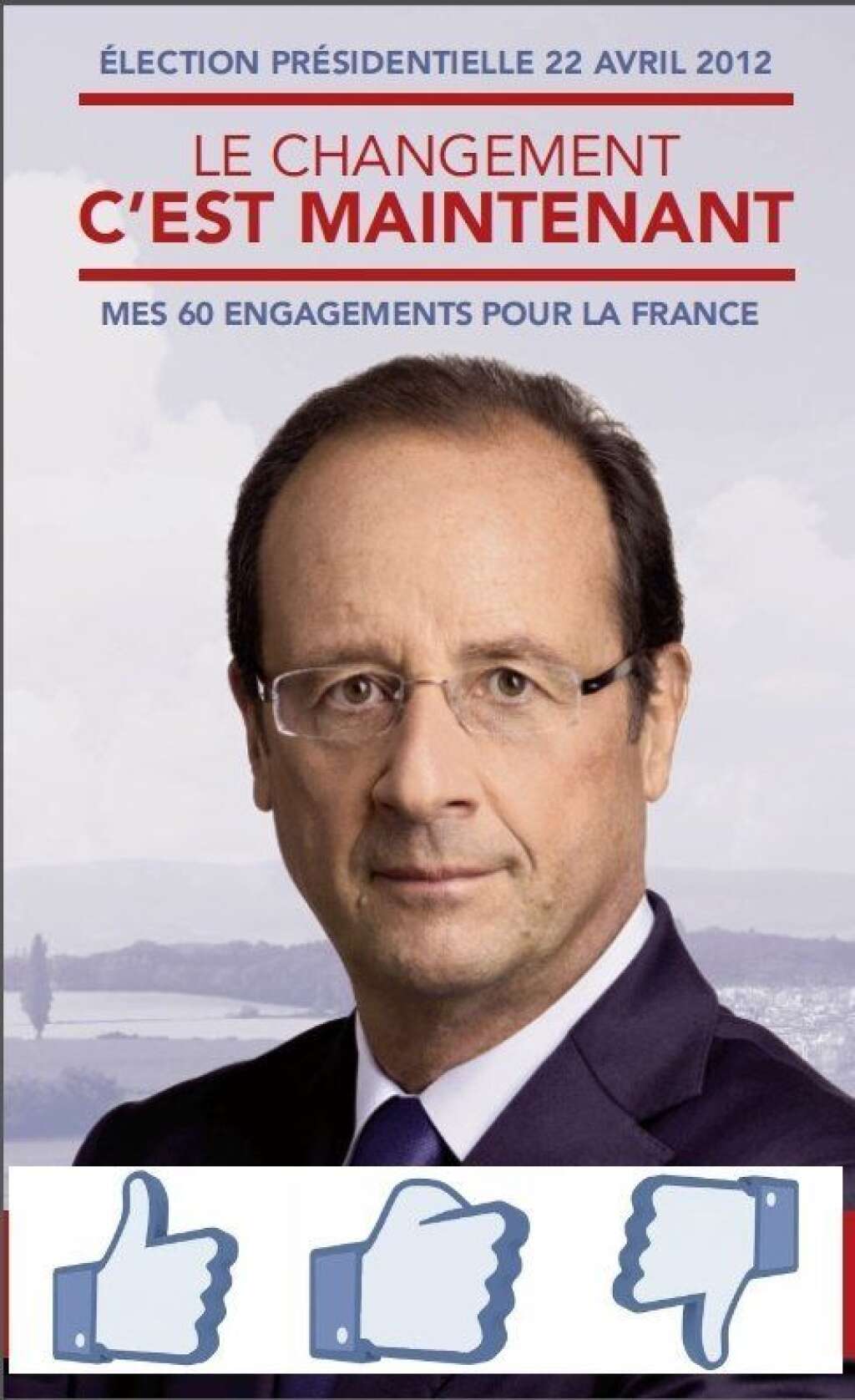 60 engagements, 200 promesses... Et maintenant? - <p>Le 6 mai 2012, François Hollande était élu président de la République. Son programme? 60 engagements, un peu moins de 200 promesses. Notre bilan.</p>  <p><img alt="like" src="http://i.huffpost.com/gen/1104504/thumbs/s-LIKE-small.jpg?3 " style="float:left;" />Promesse tenue ou presque<br /> <br /> <br /> <br /> <br /> <img alt="equal" src="http://i.huffpost.com/gen/1104500/thumbs/s-EQUAL-small.jpg?6 " style="float:left;" />Promesse en cours ou pas encore abordée<br /> <br /> <br /> <br /> <img alt="unlike" src="http://i.huffpost.com/gen/1104509/thumbs/s-UNLIKE-small.jpg?6 " style="float:left;" />Promesse abandonnée</p>