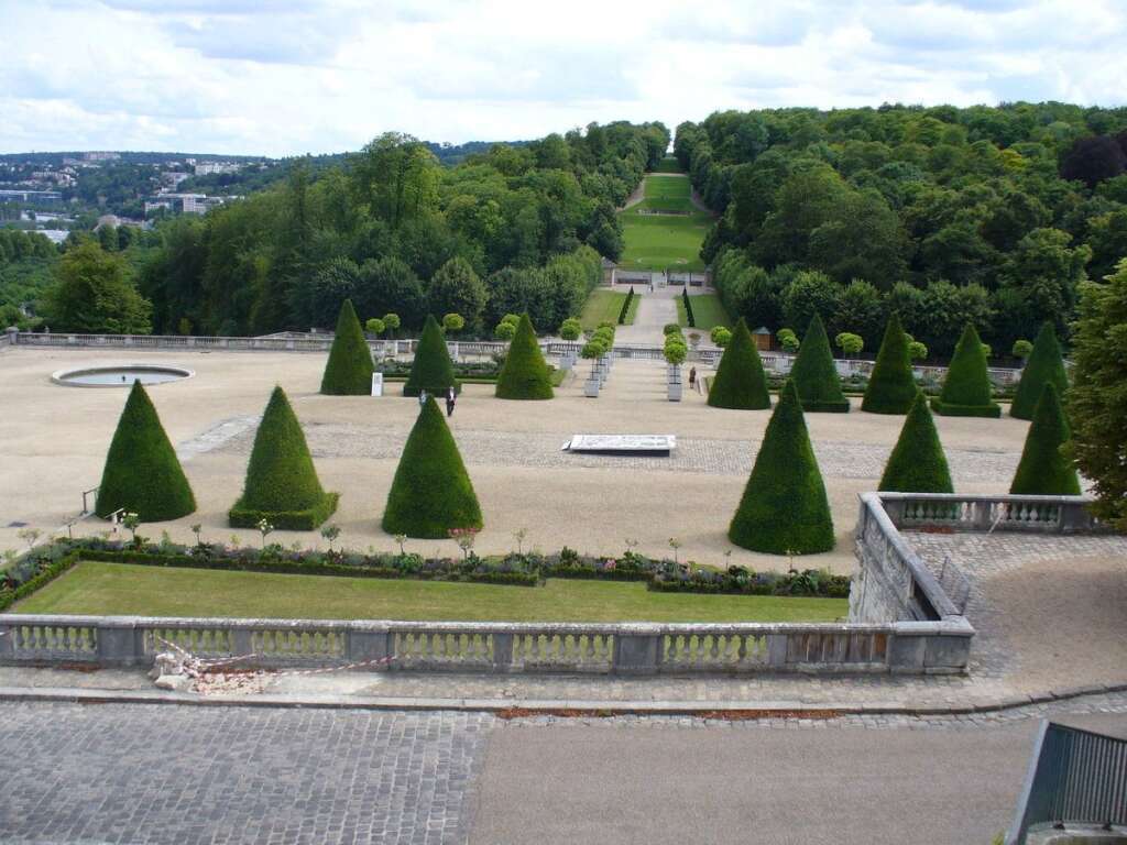 L'emplacement de l'ancien château de Saint-Cloud -