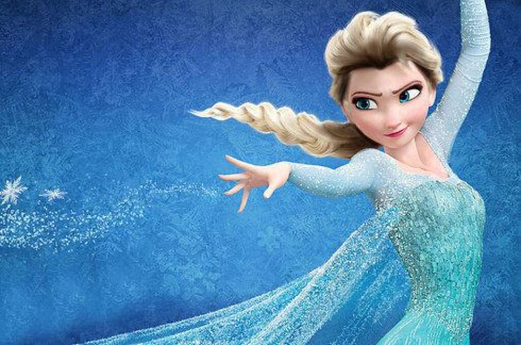 Elsa devrait retoucher ses racines... -