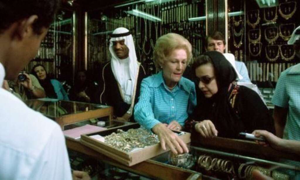 Pat Nixon en Arabie Saoudite -