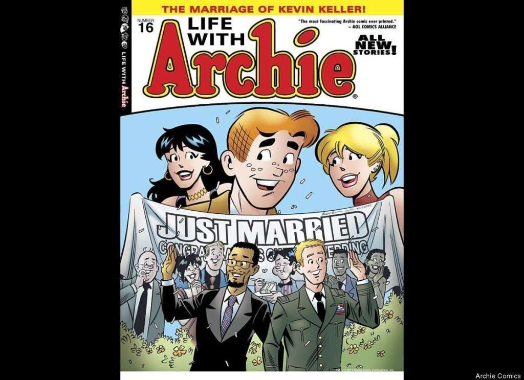 Kevin Keller - As Archie Comics' one and only gay character, army brat Kevin Keller helped thrust Riverdale in the 21st century. Kevin actually beat Northstar to the altar earlier this year, when he got married in <em>Life with Archie #16</em>.