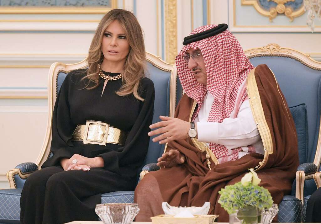 Melania Trump en Arabie saoudite -