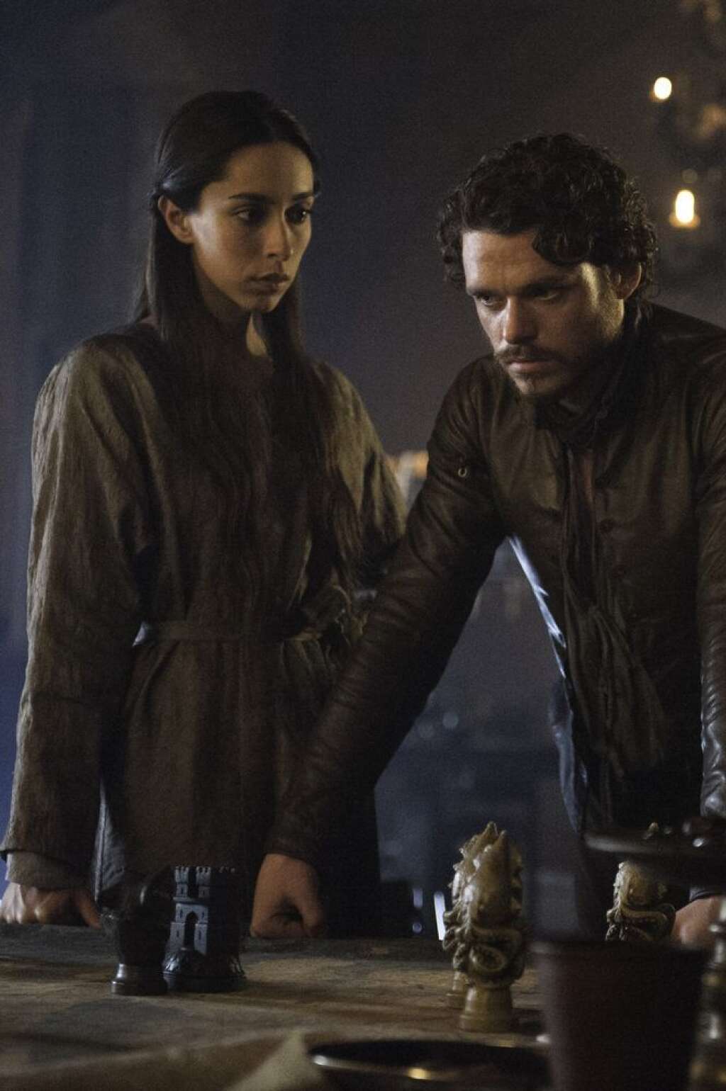 'Game Of Thrones' Season 3, Episode 5 - Richard Madden as Robb Stark, Oona Chaplin as Talisa Maegyr