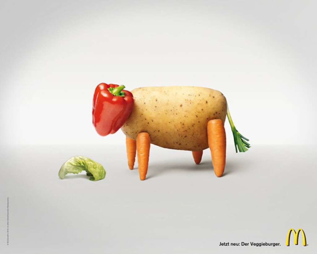 - A German MacDonald's advert.