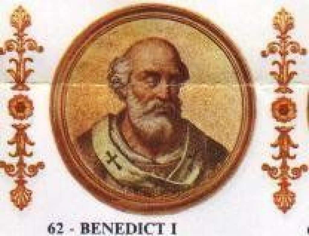 Benoît I - June 2, 575 – July 30, 579