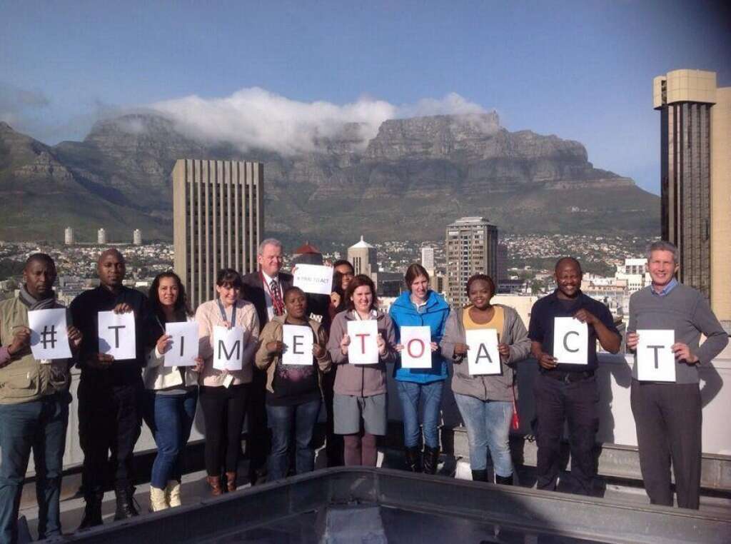 #TimeToAct - À Cape Town en Afrique du Sud