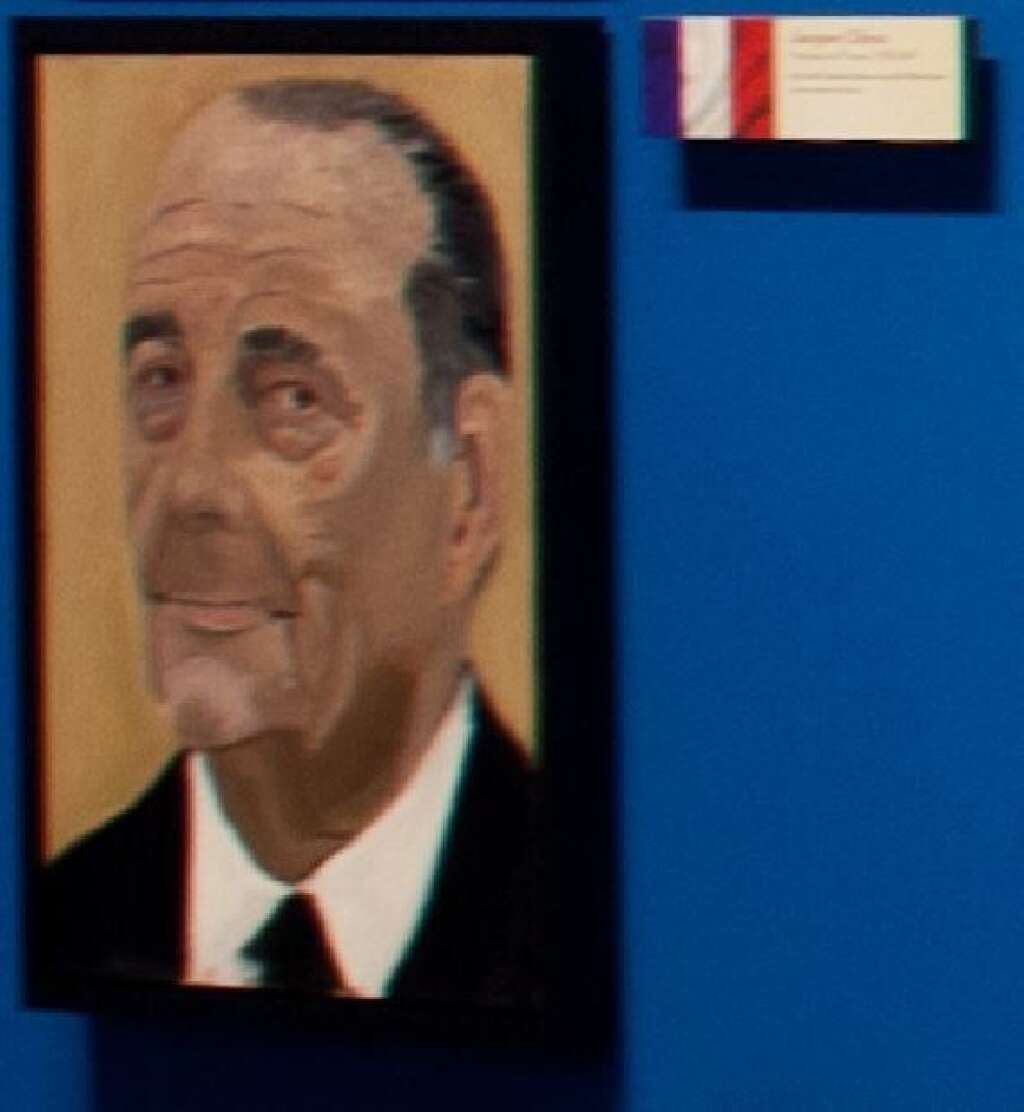 Les portraits de George W. Bush - Jacques Chirac