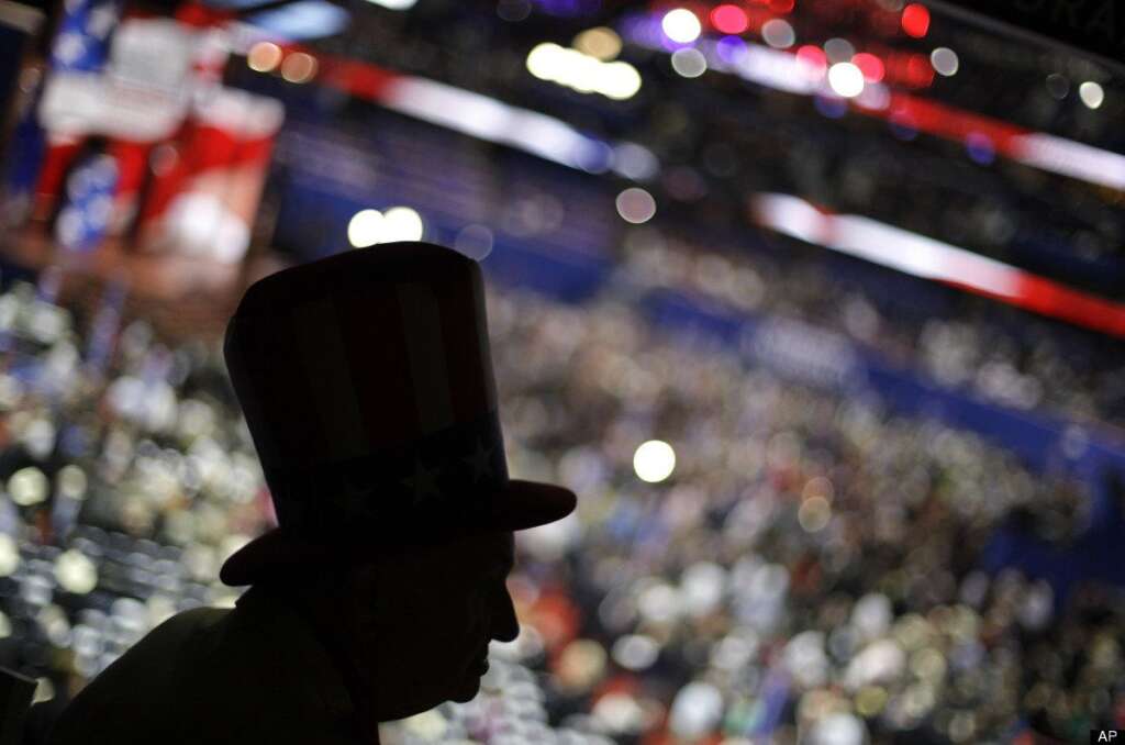 Oscar Poole - Oscar Poole from Ellijay, Ga., wears his hat at the Republican National Convention in Tampa, Fla., on Thursday, Aug. 30, 2012. (AP Photo/David Goldman)